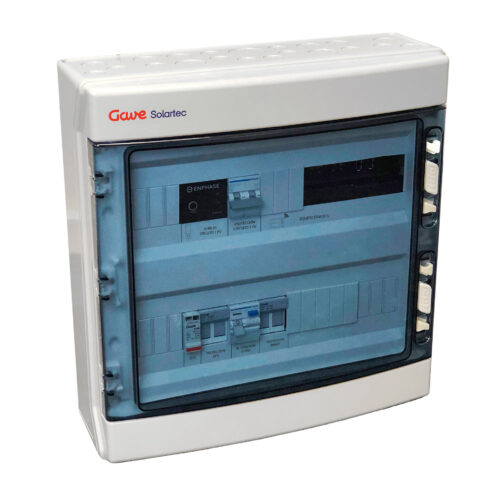 GAVE CAJA AC MONOFÁSICA 20A, 30mA + ENVOY + Q-RELAY Enphase